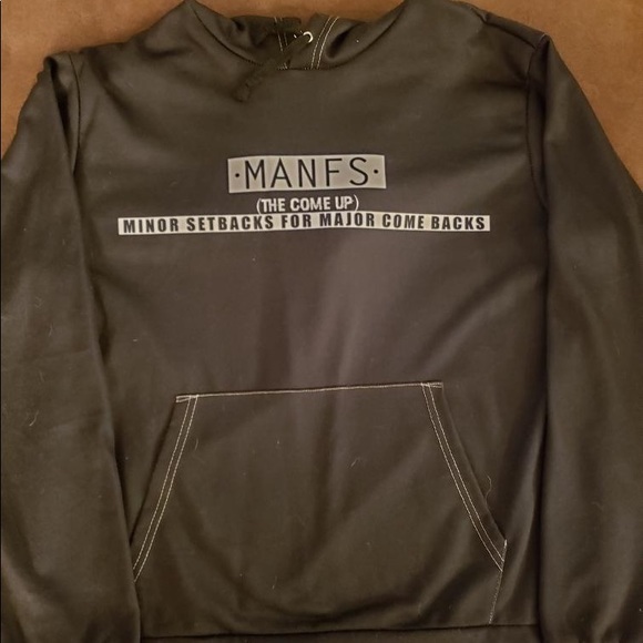 Mikey Manfs Black Hoodie - Picture 1 of 2